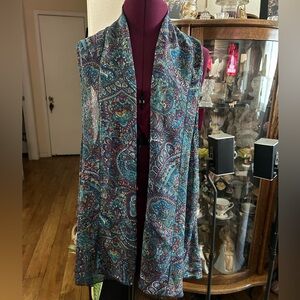 Kimono/ Coverup Paisley Type Design.